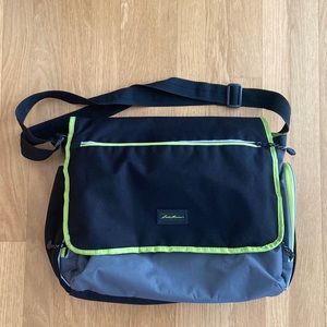 Eddie Bauer Adjustable Strap/ Many Compartments Baby Bag